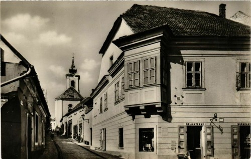 Cpa szentendre gorog street - -,