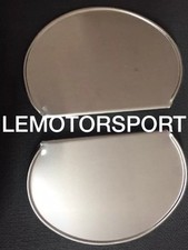 TABELLE PORTANUMERO IN ALLUMINIO COPPIA FIANCHETTI LATERALI MOTO EPOCA SCRUMBLER