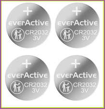 4 Pile CR2032 Batterie Bottone