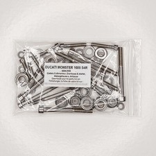 DUCATI 1000 MONSTER 996 S4R 2004-2006 Kit n°2 vis BTR inox carter