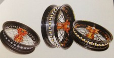 ***FA-BA*** COPPIA RUOTE BARTUBELESS MOTARD  KTM SX SXF EXC   wheel