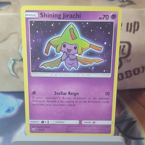 Pokémon shining jirachi 73 - pokémon, 42/73