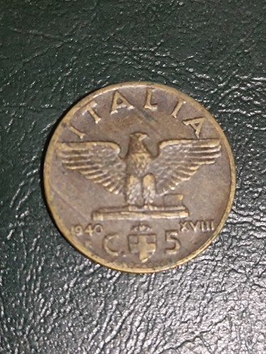 Moneta italia regno 5 - italia,