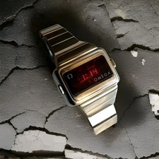 OMEGA TIME COMPUTER LED VINTAGE OMEGA 1601 TC2  Version INOX