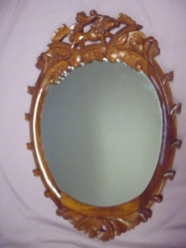 Elegante vecchio specchio - specchio, da