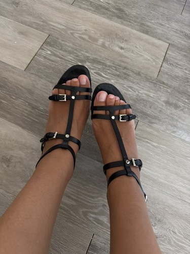 Sandali pelle nera tod - sandali,