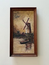 Dipinto olio su tela vintage