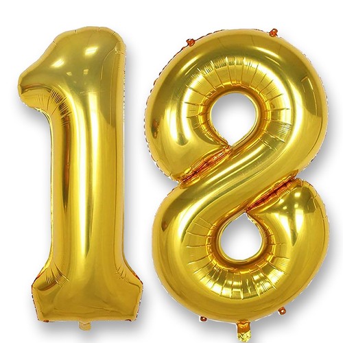 Palloncino numero - numero, 18