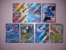 Lotto 7 Carte Pokemon Ita Rare Allenatore / Ex Full Art Evoluzioni A Paldea PAL