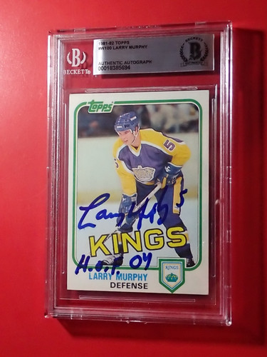 Larry murphy 1981 - murphy, topps