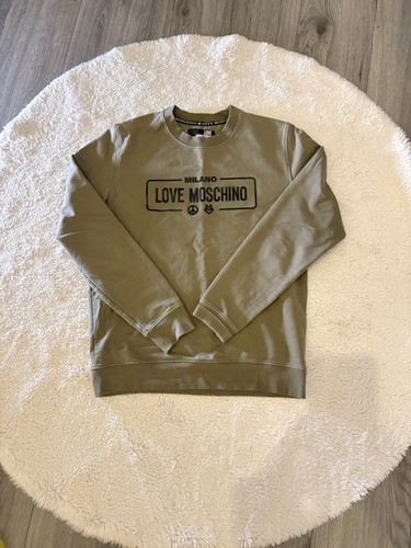Felpa girocollo love moschino - girocollo,