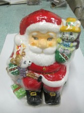 BABBO NATALE GIGANTE  ( Statuina Tradizionale Deoro H.20 cm.) RESINA     BEFERA