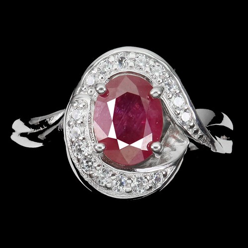 Anello ovale argento - ovale, in