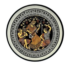 Piatto in terracotta mitologia