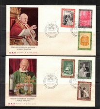 Vaticano 1966 fdc tre - vaticano,
