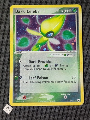 Dark celebi 101 ex - ex, hidden