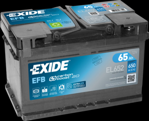Batteria exide el652 ecm efb - batteria, ecm-efb