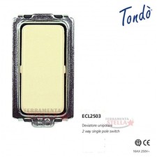 DEVIATORE INTERRUTTORE TONDO