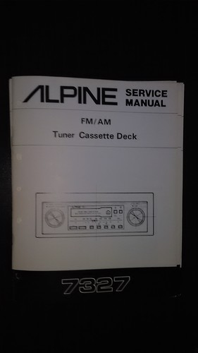 Alpine 7327 manuale - alpine, di