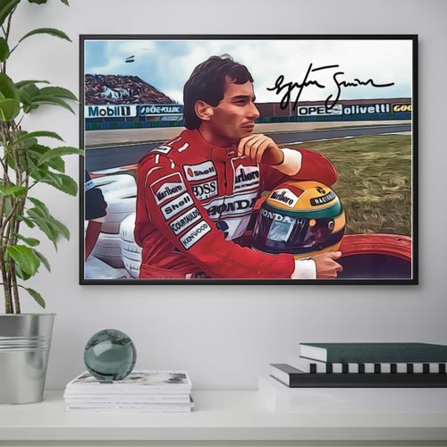 Ayrton senna mclaren autografo - senna,
