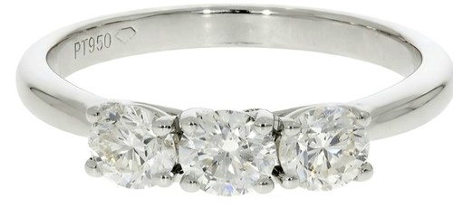 Anello trilogy platino e - anello,
