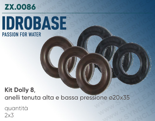 Kit dolly idrobase - kit, 8