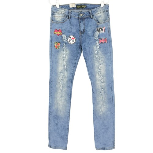 Jeans donna rebel love effetto - rebel,