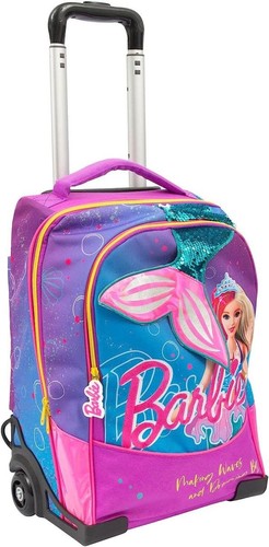 Zaino trolley barbie sirena - zaino,