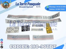 ADESIVI DECALCOMANIA TRATTORE