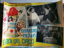 FOTOBUSTA STAN LAUREN OLIVER HARDY STANLIO E OLLIO EROI DEL CIRCO