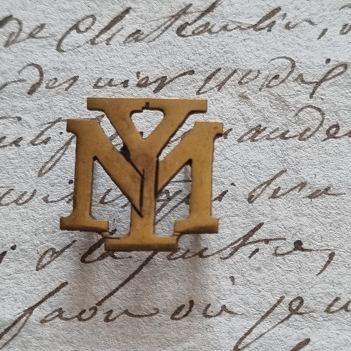 Monogramma lettere ottone - lettere, in