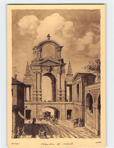 Cartolina arco del - del, meloncello