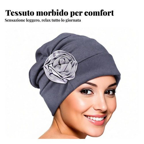 Turbante floreale - , in