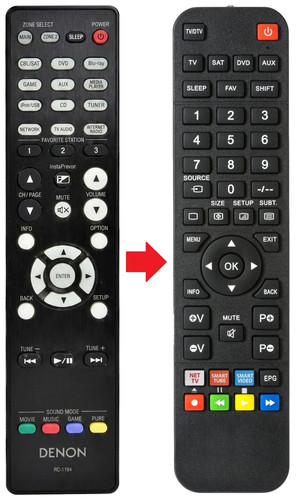 Telecomando adatto per denon - telecomando,