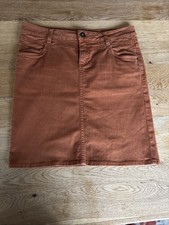 Gonna di jeans S. Oliver taglia 36 corta colori cammello