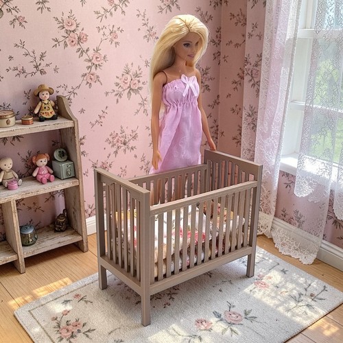 Lettino bambola barbie 6 - barbie, 1:6