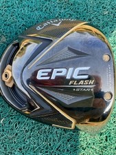 Epic flash star 10.5°, solo testa, mano destra  con cappuccio, mai usati