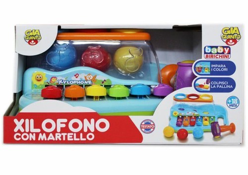 Xilofono con martello gioco - con,