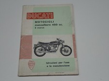 DUCATI 450 MARK 3 450 MARK 3 DESMO 450 SCRAMBLER LIBRETTO USO E MANUTENZIONE