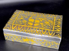 Scatola in Porcellana Gialla