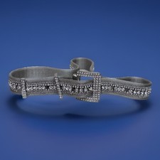 CINTURA DONNA GIOIELLO STRASS ZARA NUOVA TAGLIA M