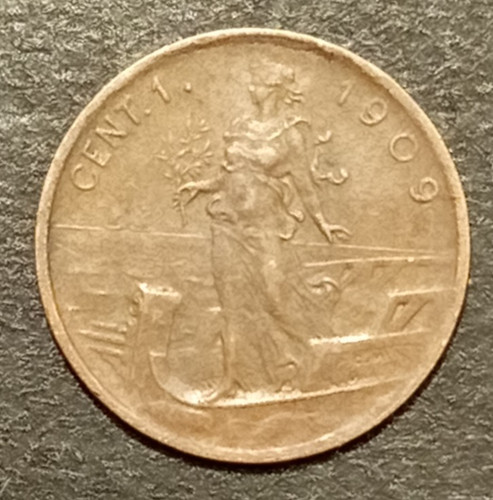 Centesimo lire prora 1909 - centesimo, bb