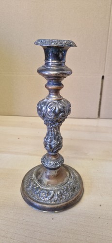 Antico candelabro placcato