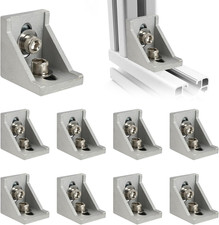 10 Pezzi Staffa Angolare in