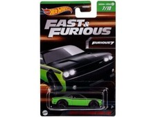DODGE Challenger - Drift Car F&F - verde/nero - HOT WHEELS 1:64