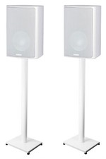 Coppia supporti 37" acciaio bianco per diffusori da scaffale Canton Plus XL