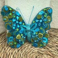 STOCK 4 Mollette Farfalle Blu