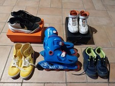 lotto 5 scarpe nike jordan decathlon pattini paul frank 35 35.5 36