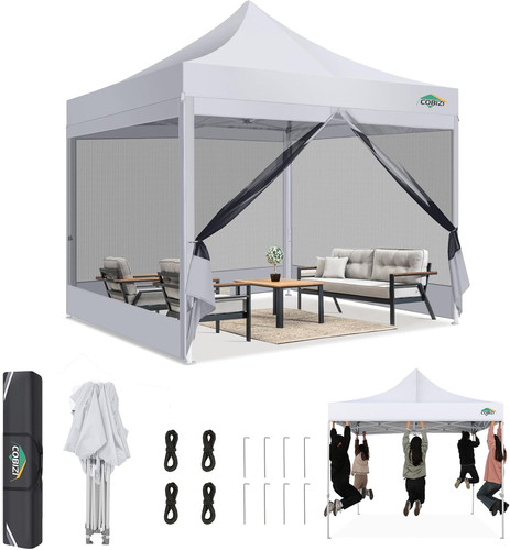 Gazebo 3x3 pieghevole - 3x3,