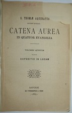 CATENA AUREA - ediz. 1889 -